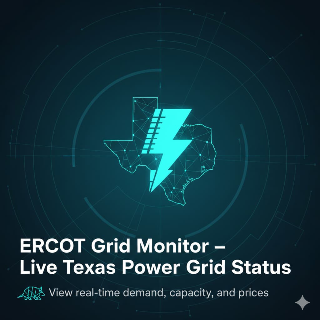 ERCOT Grid Monitor — Live Texas Power Grid Status